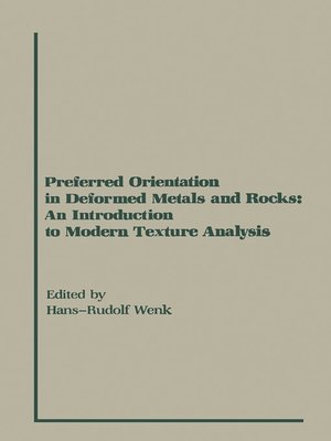 cover image of Preferred Orientation in Deformed Metal and Rocks